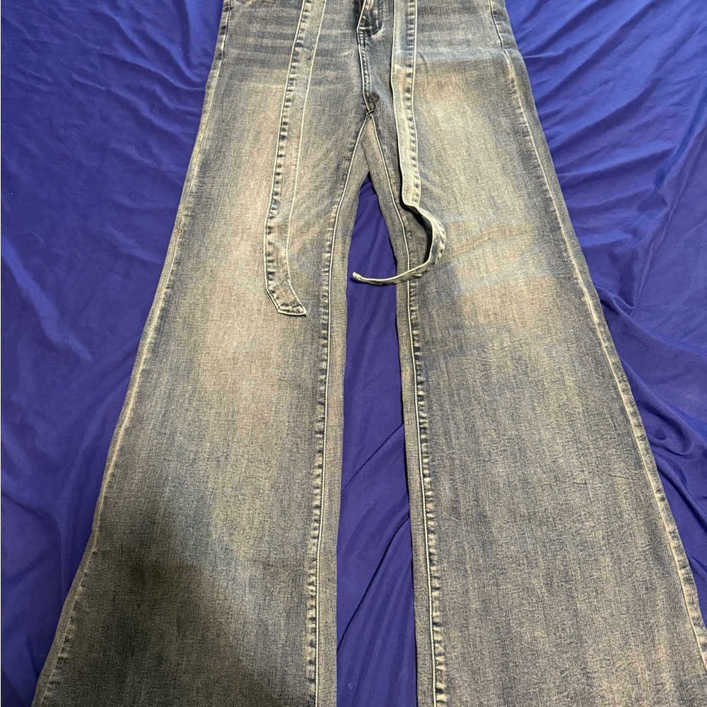 Jealous Tomato Blue Flare & Wide Leg Jeans